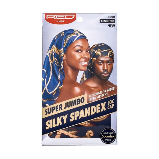 Red By Kiss Silky Spandex Loc Cap Super Jumbo (Assorted)