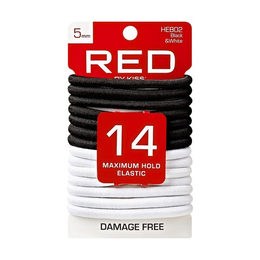 Red By Kiss Elastic Hair Band 5mm (14ct)