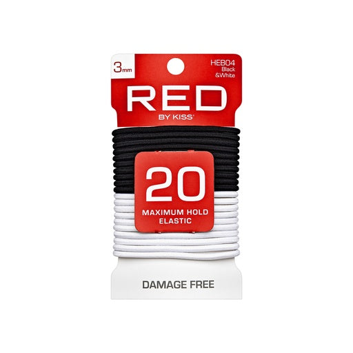 Red By Kiss Thin Elastic Hair Band 3mm (20ct)