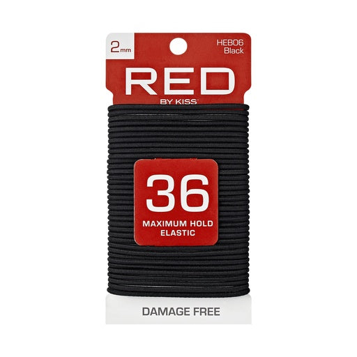 Red By Kiss Thin Elastic Hair Band 2mm (36ct)
