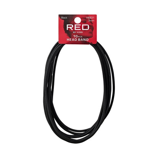 Red By Kiss Headband 3mm 10pcs