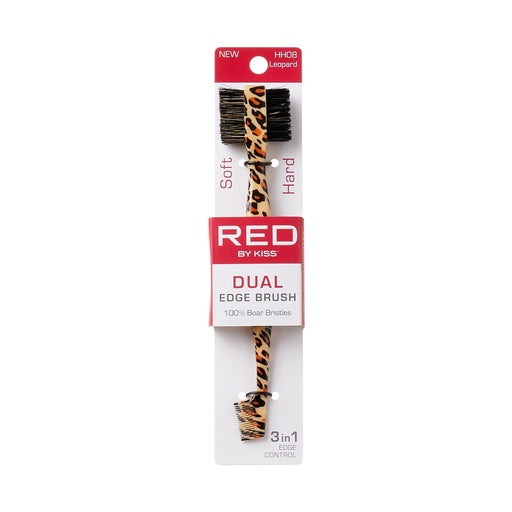 Red by Kiss Dual Edge Brush (Leopard)