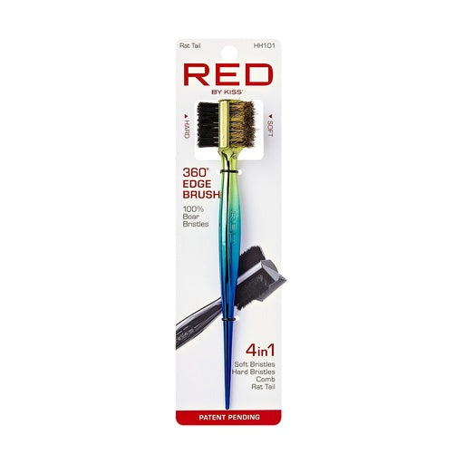 Red By Kiss 4-in-1 360° Edge Brush with Rat Tail