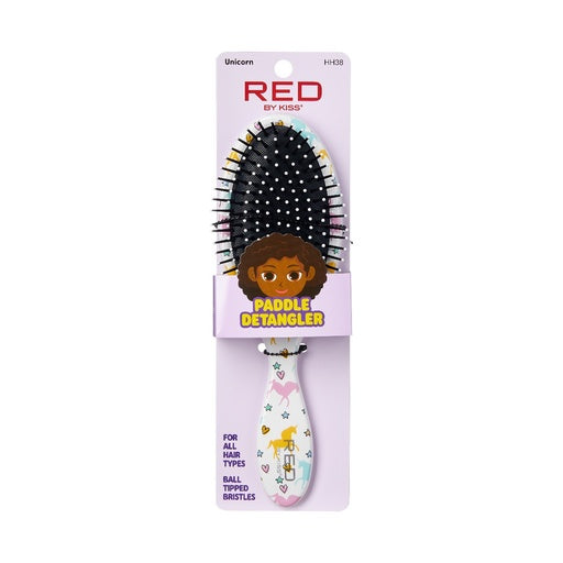 Red By Kiss Designed Paddle Brush (Unicorn)