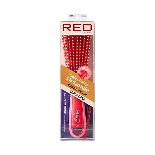 Red By Kiss EZ Glide Detangling Brush (Ball Tip)