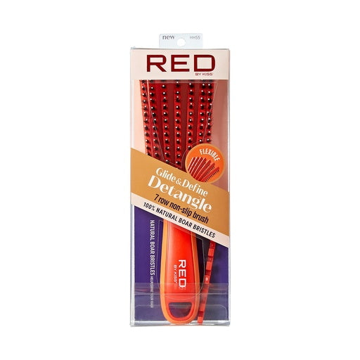Red By Kiss EZ Glide Detangling Brush (Boar)