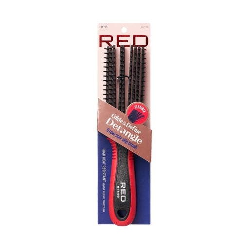 Red By Kiss Glide & Define Detangle Brush (9 Rows)