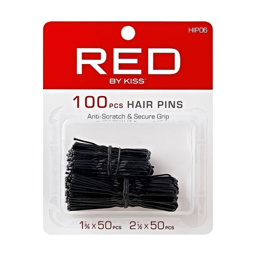 Red By Kiss Hair Pins Assorted Sizes 100pcs
