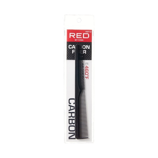 Red By Kiss Carbon Fiber Barber Comb