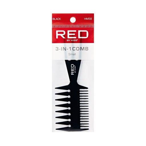 Red By Kiss Small 3-IN-1 Comb