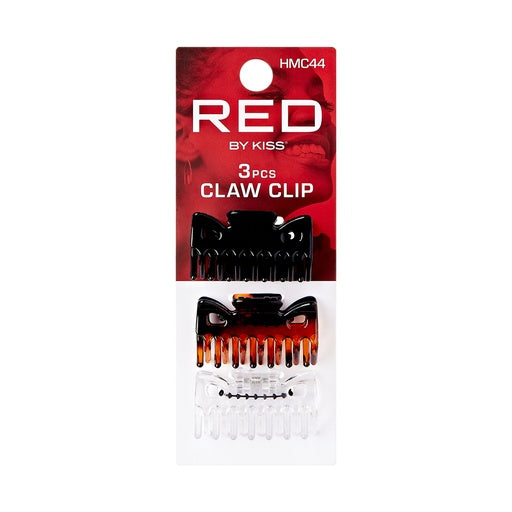 Red By Kiss Hair Claw Clip 3pcs (Small)