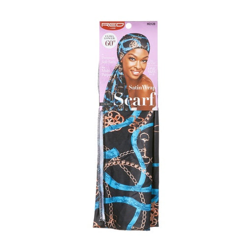 Red y Kiss Satin Wrap Scarf (Luxury 3)