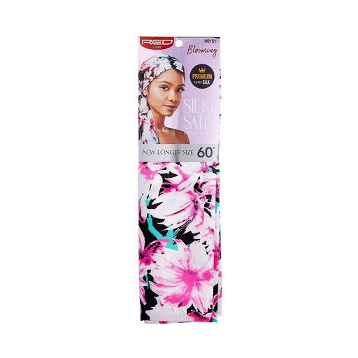 Red By Kiss Silky satin Wrap Scarf (Blooming)