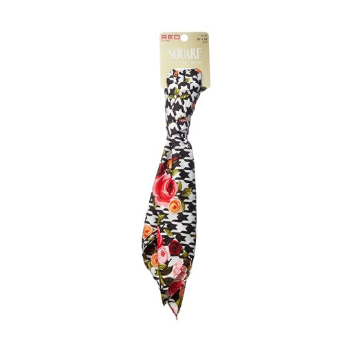 Red By Kiss Silky Twill Square Scarf (Tweed)