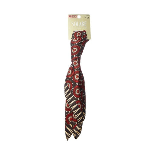 Red By Kiss Silky Twill Square Scarf (Aztec)