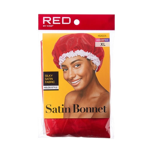 Red By Kiss Satin Bonnet X-Large (Assorted)