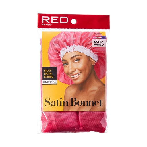Red By Kiss Satin Bonnet Super Jumbo (Assorted)