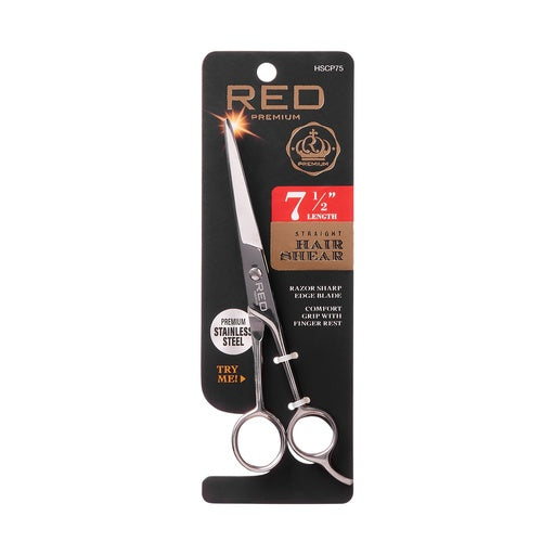 Red By Kiss Premium Straight Hair Shears 7 1/2"
