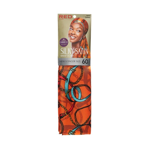 Red By Kiss Silky Satin Wrap Scarf (Luxury)