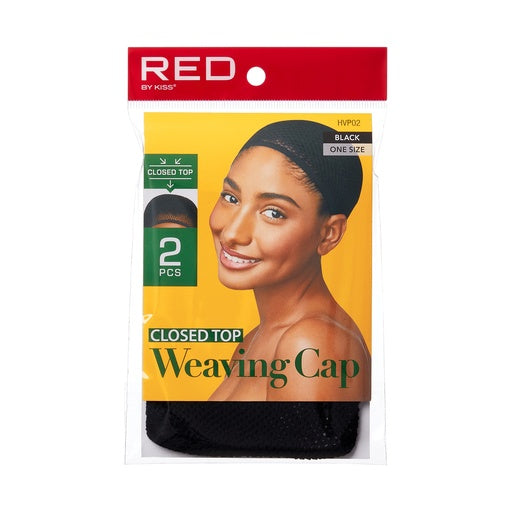 Red By Kiss Closed Top Weaving Cap 2pcs (Black)