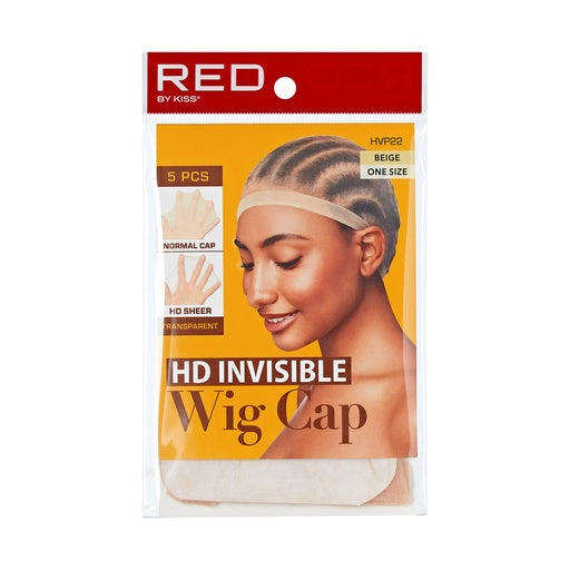 Red By Kiss HD Invisible Wig Cap 5pcs (Beige)