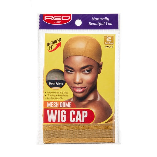 Red By Kiss Mesh Dome Wig Cap (Dark Beige)