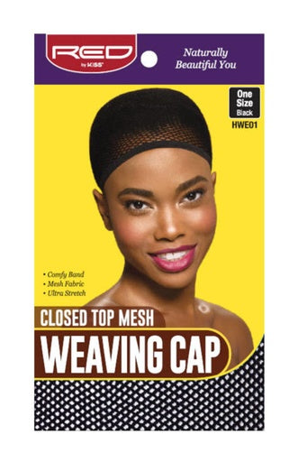Red By Kiss Closed Top Mesh Weaving Cap