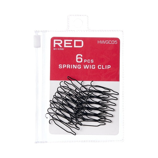 Red by Kiss Spring Wig Clip 6pcs