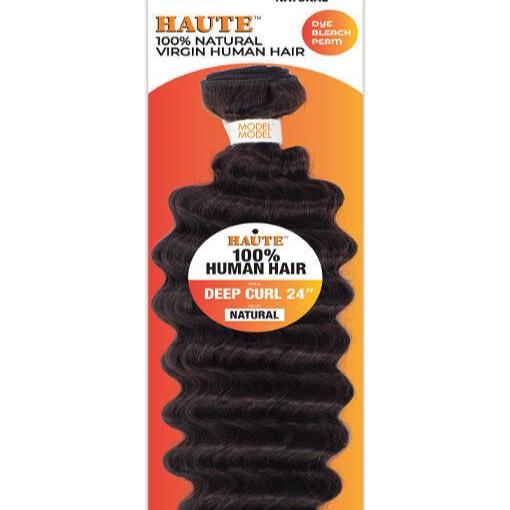 Model Model Haute Deep Curl 100% Natural Virgin Human Hair