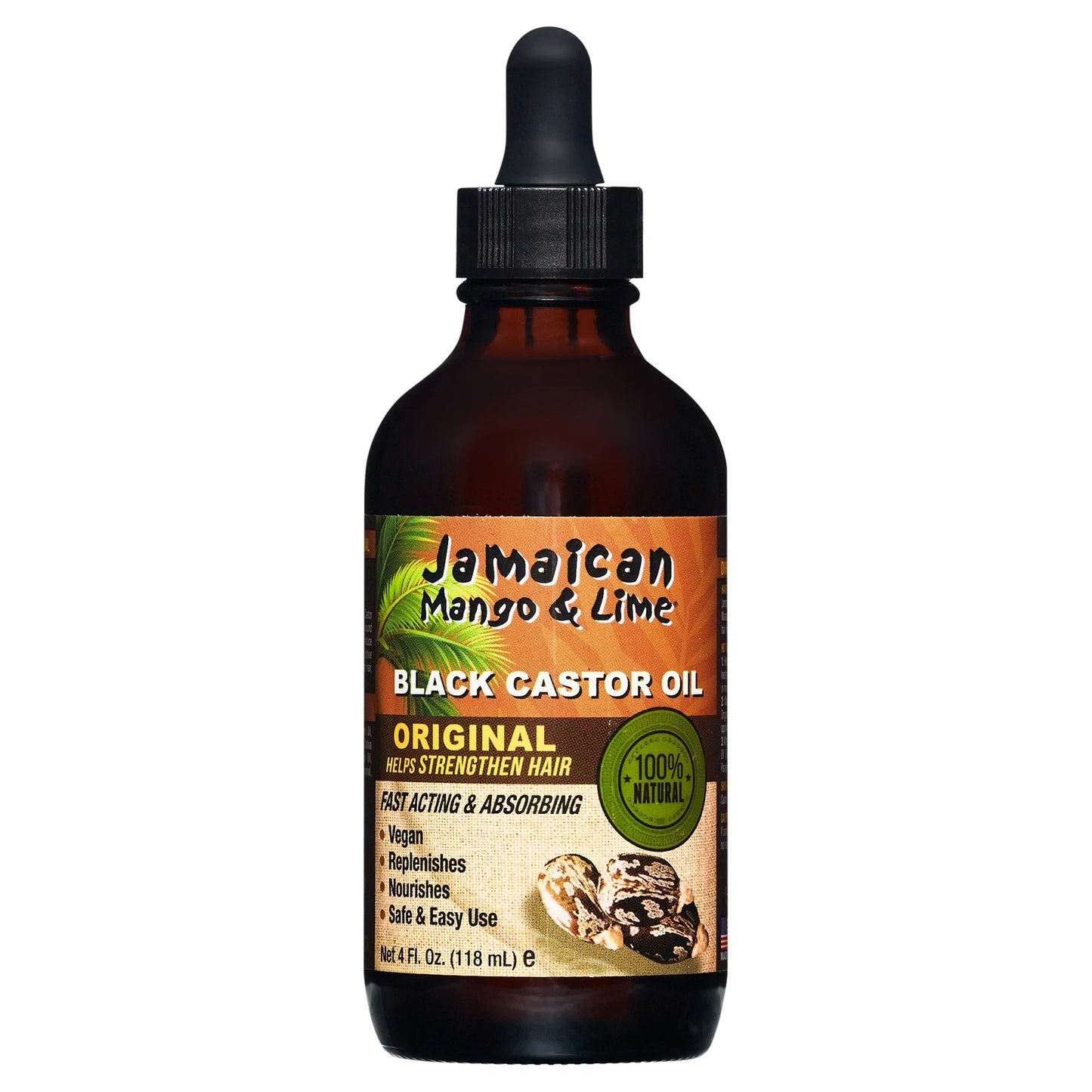 Jamaican Mango & Lime Black Castor Oil Original 4 oz