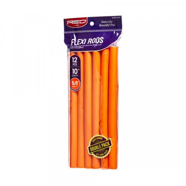 Red By Kiss Flexi Rods 10" Length 5/8" Diameter (12pcs)