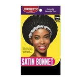 Red By Kiss Satin Bonnet X-Large (Black)
