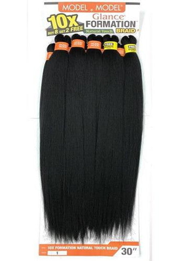ModelModel 10x Glance Formation Natural Touch Pre Stretched Braid Hair