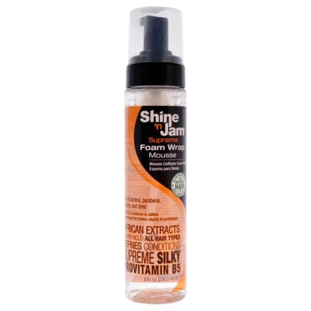 Ampro Shine n Jam Supreme Foam Wrap Mousse 8oz
