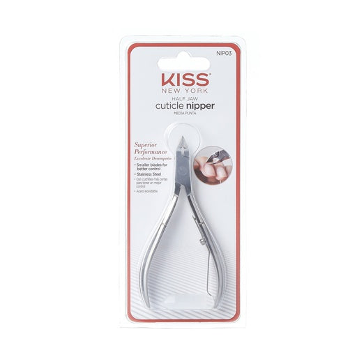 Kiss New York Cuticle Nipper - Half Jaw