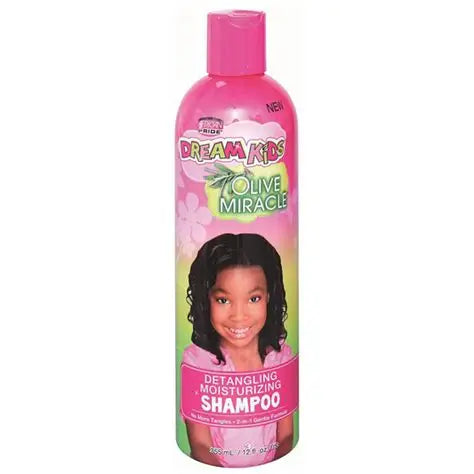 African Pride Dream Kids Olive Miracle Detangling Moisturizing Shampoo  12oz