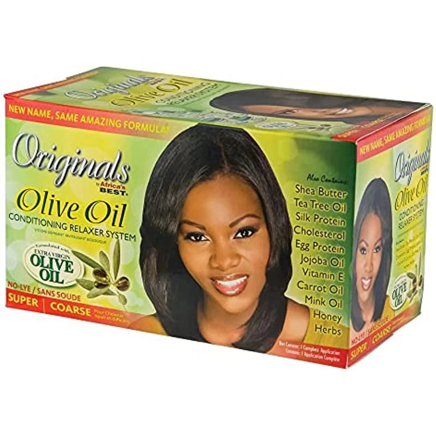 Africa's Best Originals Olive Oil Conditioning Relaxer System Super/Coarse