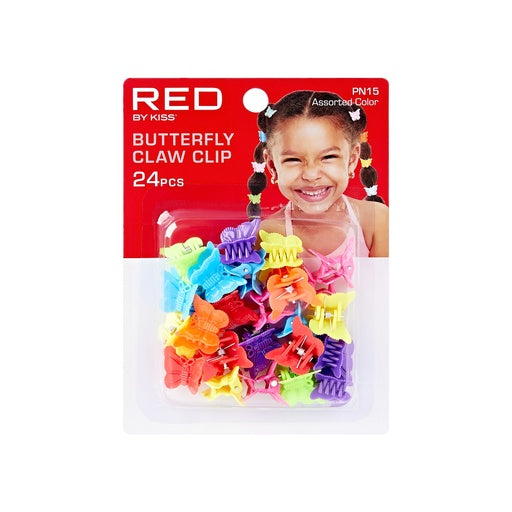 Red By Kiss Kids Butterfly Claw 24pcs
