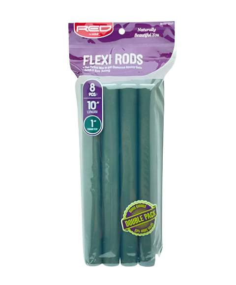 Red By Kiss Flexi Rods 10" Length 1" Diameter (8pcs)
