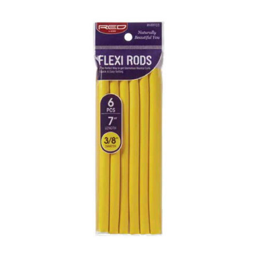 Red By Kiss Flexi Rods 7" Length 3/8" Diameter (6pcs)