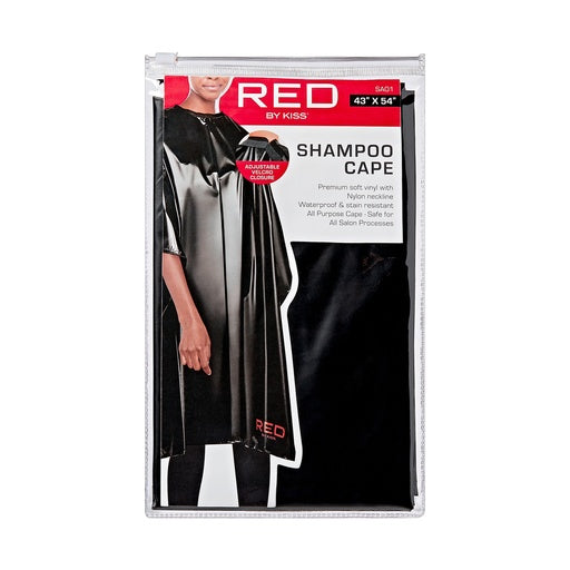Red By Kiss Shampoo Soft Vinyl Cape – Black