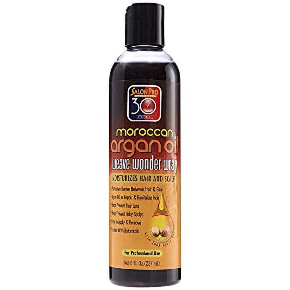 Salon Pro 30 SEC Moroccan Argan Oil Weave Wonder Wrap (Dark)