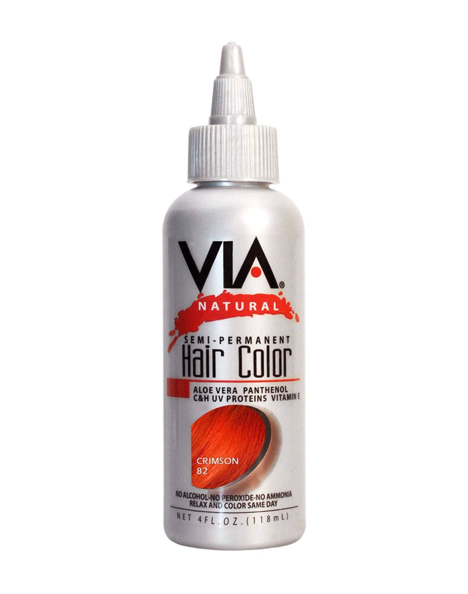 Via Natural Semi Permanent Hair Color 4oz