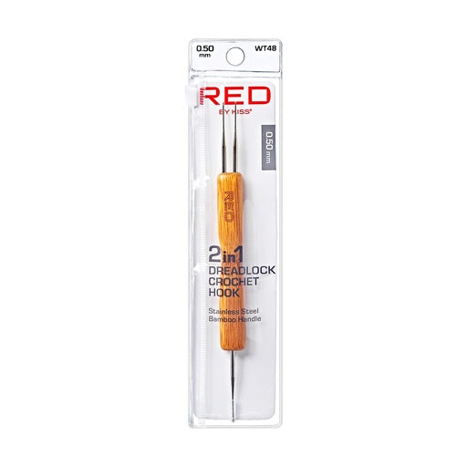 Red By Kiss 2in1 Dreadlock Crochet Hook 0.50mm