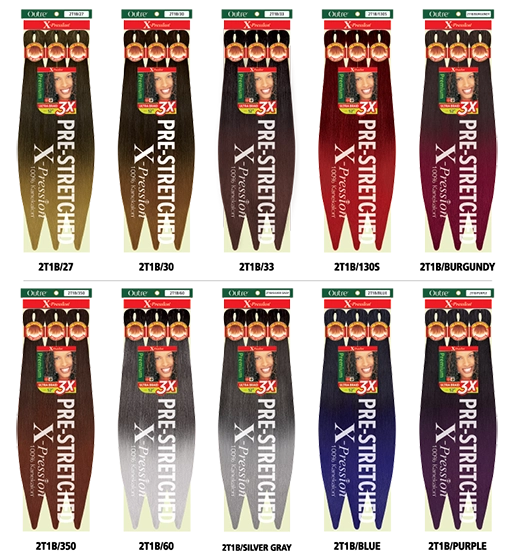 Outre 3X X-Pression Pre-Stretched Braid Hair 52"