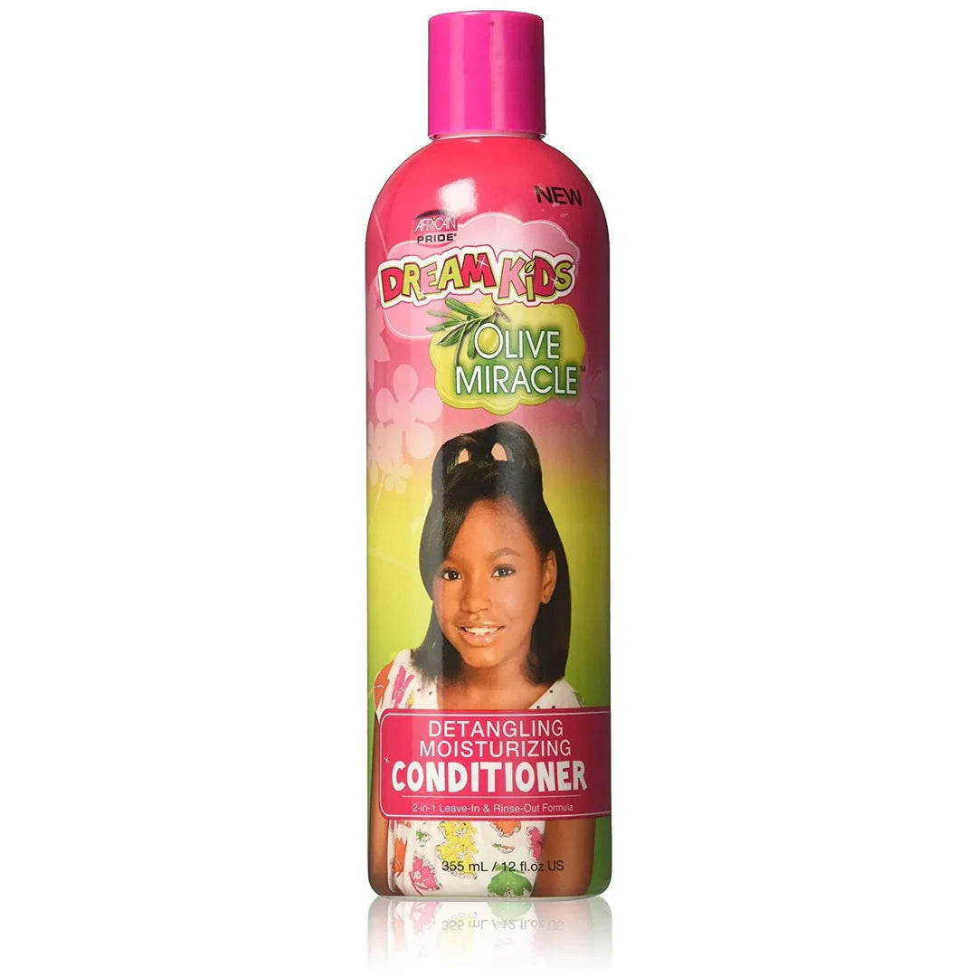 African Pride Dream Kids Olive Miracle Detangling Moisturizing Conditioner  12oz