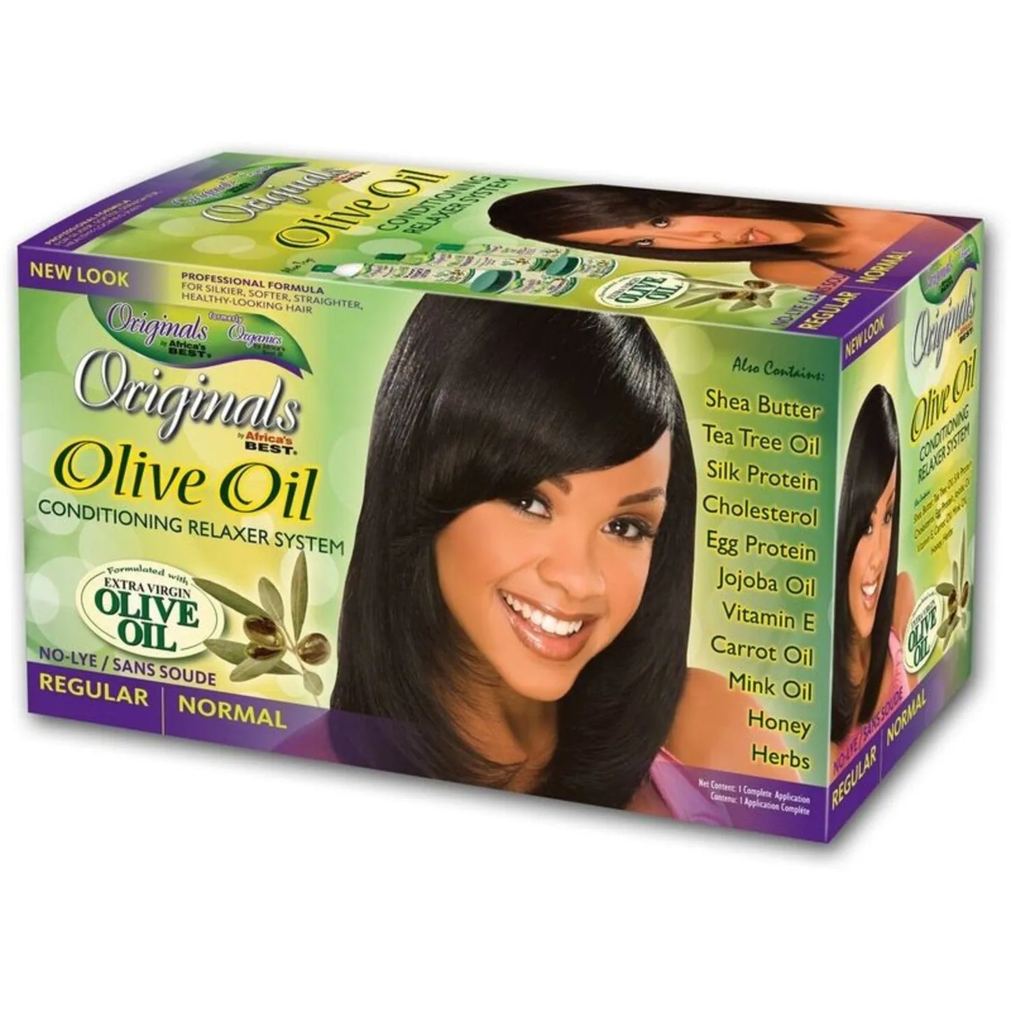 Africa's Best Originals Olive Oil Conditioning Relaxer System Regular/Normal