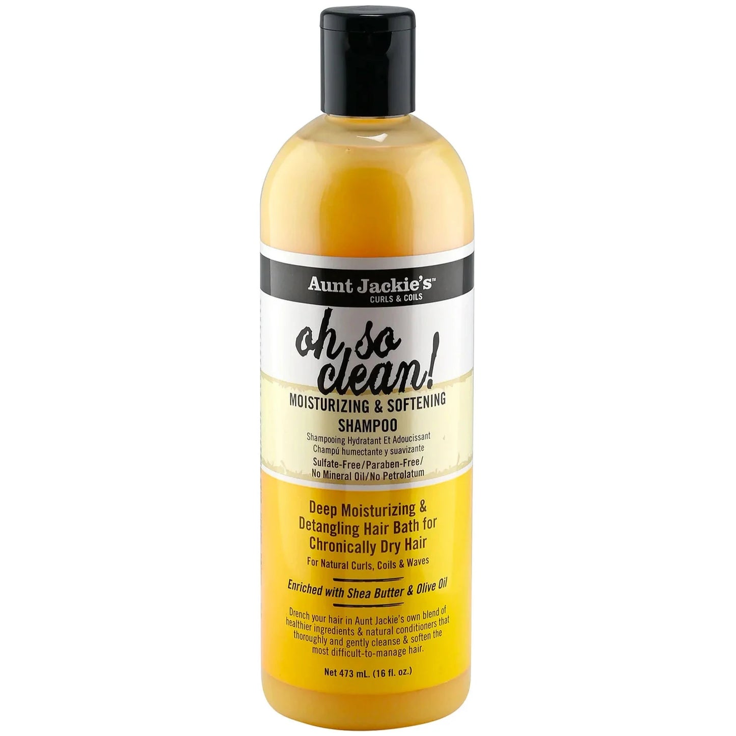 Aunt Jackie's Oh So Clean Moisturizing & Softening Shampoo 12oz