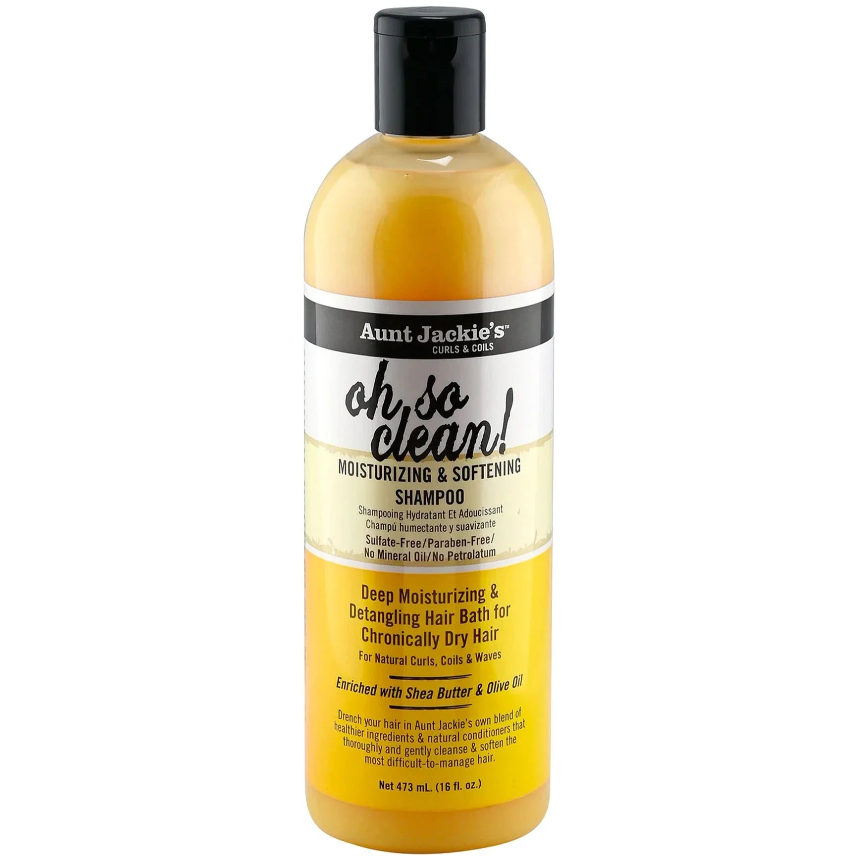 Aunt Jackie's Oh So Clean Moisturizing & Softening Shampoo 12oz