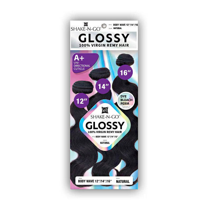 Shake N Go Glossy Body Wave 100% Virgin Remy Human Hair